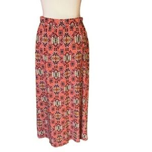 Cato Fun tapestry print maxi skirt